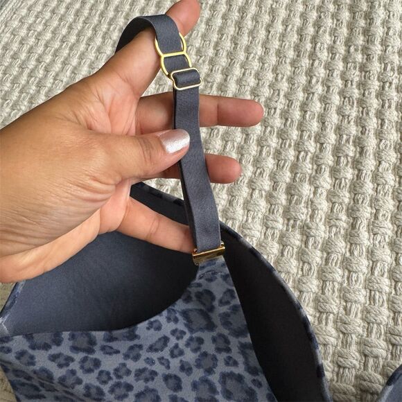 Victoria's Secret Leopard Print Underwire Bra 34DDD Padded Adjustable Straps - Picture 8 of 9